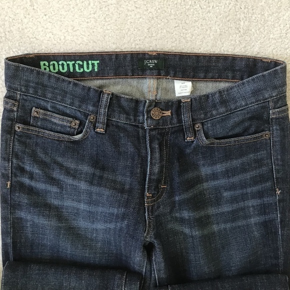 J Crew bootcut stretch blue jeans size 28S - Picture 5 of 8